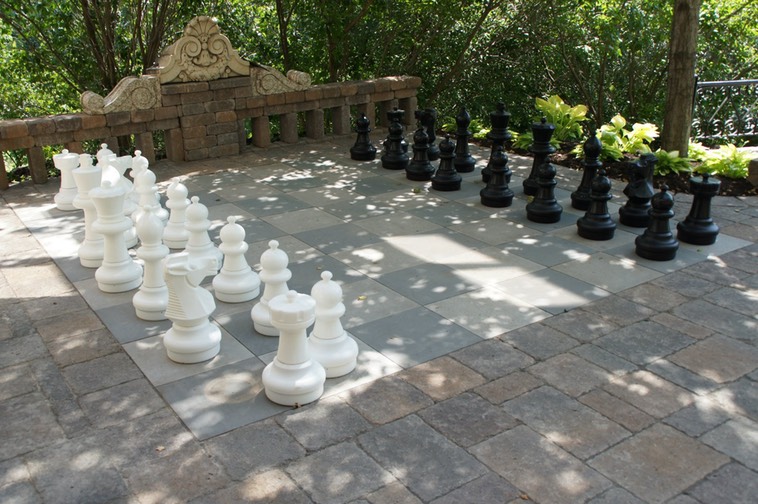Chessboard of Bluestone and Kasota