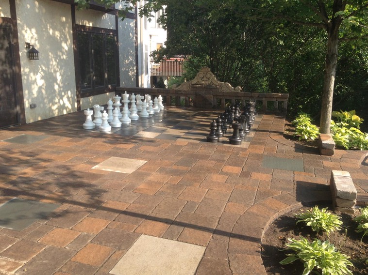 Gathering Patio and Chessboard