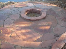 Patio and Fire Ring Detail